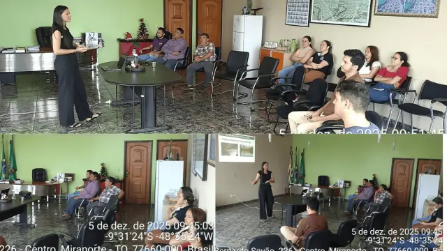 Prefeitura de Miranorte promove palestra da A3P sobre uso consciente da água na administração pública
